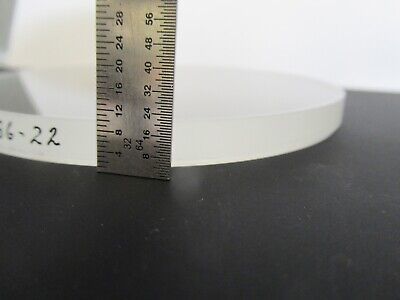 OPTICAL BK7 GLASS ROUND WINDOW PLATE 4.00" DIAMETER OPTICS AS PICTURED FT-1-A-68