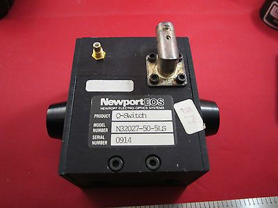 NEWPORT ELECTRO OPTICS LASER Q SWITCH N32027-50-5LS OPTICAL