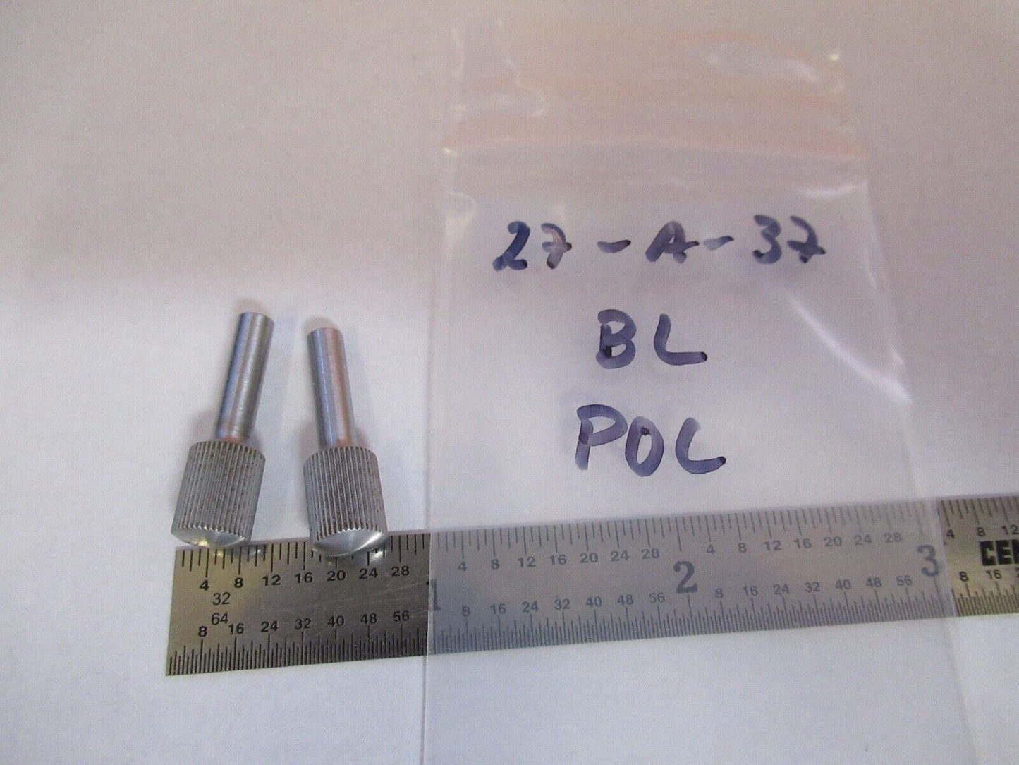 BAUSCH LOMB POL OPTICS LOT SET SCREWS RARE MICROSCOPE PART AS PICTURED &27-A-37