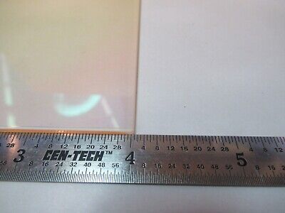 OPTICAL LARGE PLATES BK7 GLASS COATED PRO LASER OPTICS AS PICTURED &A3-B-46