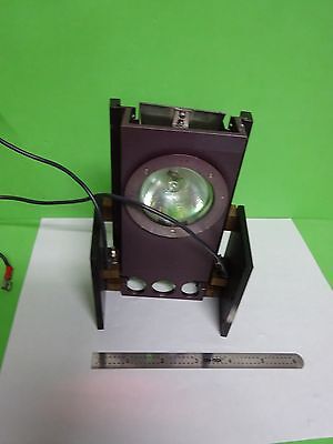 MICROSCOPE PART REICHERT LEICA POLYLITE LAMP ASSEMBLY OPTICS AS IS BIN#A5-Z-99