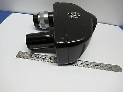 WILD M20 HEERBRUGG SWISS BINOCULAR HEAD MICROSCOPE PART OPTICS AS IS &85-60