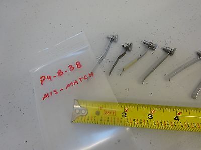 MICROSCOPE PART LOT MISMATCH CLIPS for STAGE TABLE AS IS BIN#P4-B-38