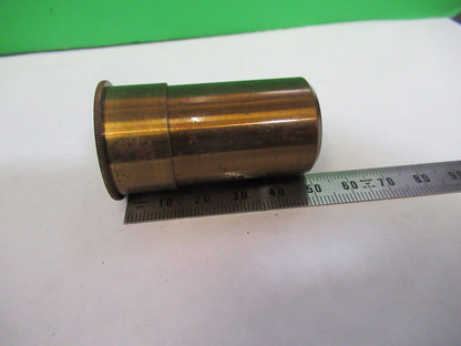 ANTIQUE BRASS EMPTY BAUSCH LOMB OBJECTIVE CANISTER 2/3 MICROSCOPE PART Z1-FT-93