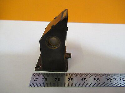 ANTIQUE BRASS MOUNTED BAUSCH LOMB PRISM MICROSCOPE PART AS PICTURED &P2-A-125