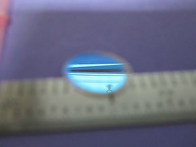 OPTICAL COATED LENS OVAL FILTER LASER OPTICS #6-121