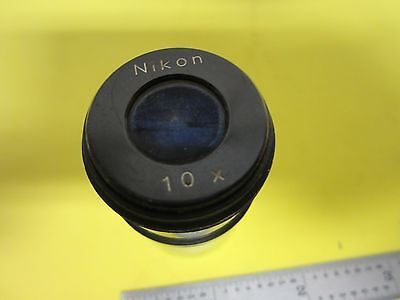 EYEPIECE NIKON 10X JAPAN MICROSCOPE OPTICS AS IS BIN#A1-T-78