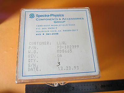 OPTICAL SPECTRA PHYSICS COATED FILTER NICE LASER OPTICS BIN#D7