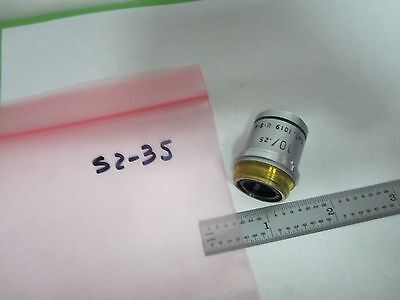 MICROSCOPE PART AO OBJECTIVE INFINITY AMERICAN 10X ACHRO OPTICS AS IS BIN#S2-35