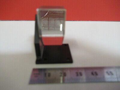 OPTICAL MOUNTED GLASS PRISM ASSEMBLY MICROSCOPE PART AS PICTURED &B1-B-10