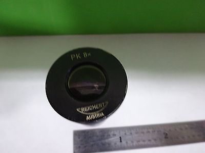 MICROSCOPE PART EYEPIECE OCULAR REICHERT AUSTRIA PK 8X OPTICS AS IS BIN#Y4-56