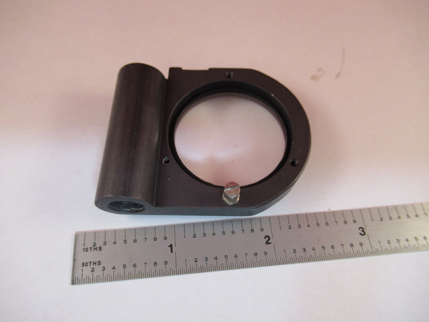 ZEISS MOUNTED OPTICAL LENS GERMANY MICROSCOPE PART OPTICS AS IS #F7-14