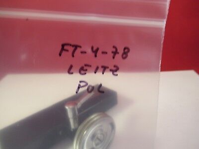 LEITZ GERMANY POL STAGE MICROMETER MICROSCOPE PART AS PICTURED &FT-4-78