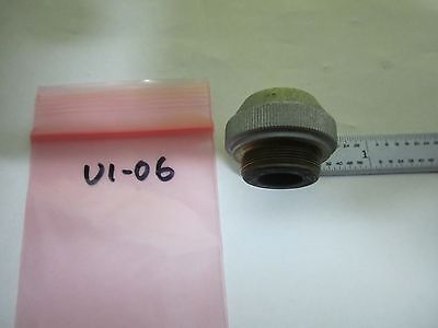 MICROSCOPE PART OBJECTIVE 50% TRANSMITTANCE [scratches] OPTICS AS IS BIN#U1-06