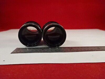 ANTIQUE SPENCER EYEPIECE OCULAR SET 10X LOT 2 EA MICROSCOPE PART OPTICS &7C-A-29