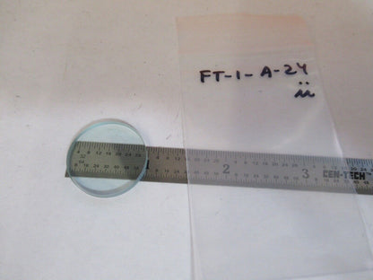 OPTICAL HEAT ABSORBING HEAT LENS FILTER MICROSCOPE PART PICTURED &FT-1-A-24