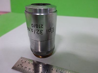 MICROSCOPE REICHERT AUSTRIA OBJECTIVE EPI 32X OPTICS AS IS BIN#Y4-23