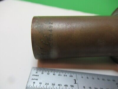 ANTIQUE BRASS BAUSCH LOMB TUBUS MICROSCOPE PART AS PICTURED &17-A-24