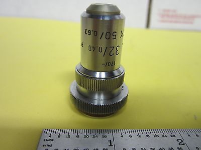 LEITZ WEIRD OBJECTIVE UTK 32X MICROSCOPE OPTICS AS IS BIN#A1-T-87