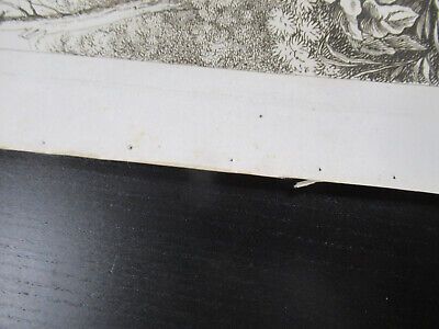 ANTIQUE ETCHING ITALIA ROME CIRCA 1810 GASPARD DUGHET PIETRO PARBONI AS PIC iii