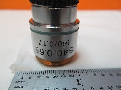 AMSCOPE OBJECTIVE 40X MICROSCOPE PART OPTICS AS PICTURED &FT-5-38