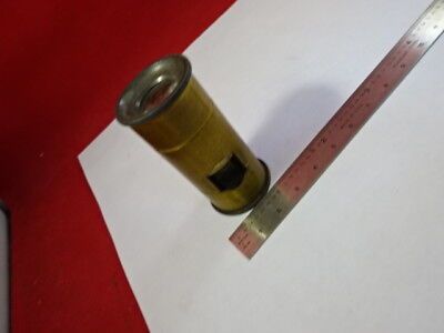 FOR PARTS ANTIQUE BRASS PORTABLE SEEDS MICROSCOPE VINTAGE PART AS IS &92-15