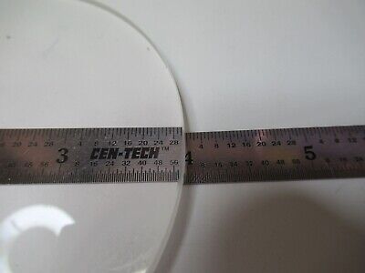 OPTICAL LENS BK7 CONCAVE CONVEX 4" DIAMETER LASER OPTICS AS PICTURED &18-A-27