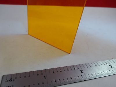 ORANGE GLASS FILTER PART OPTICS &C6-A-19