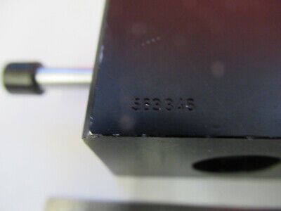 LEITZ WETZLAR GERMANY 563345 SLIDE BLOCK MICROSCOPE PART AS PICTURED #4B-A-35