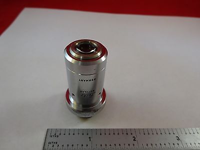 MICROSCOPE PART OBJECTIVE L32X LEITZ GERMANY OPTICS AS IS BIN#R2-C-08