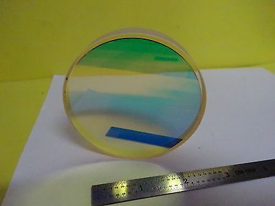 OPTICAL FLAT ZERODUR DICHROIC MIRROR LASER OPTICS AS IS  BIN#W5-A-38