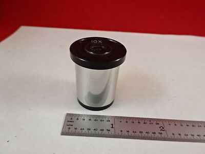 MICROSCOPE PART NICE EYEPIECE UNKNOWN MAKER 10X OPTICS AS IS B#N7-F-02