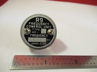 ANTIQUE R9 ARNOLD RADIO QUARTZ CRYSTAL FREQUENCY CONTROL AS PICTURED 84-FT-72