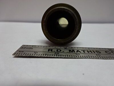 MICROSCOPE PART OBJECTIVE AUS JENA GERMANY POL 12.5X [dirty] OPTICS AS IS #84-16