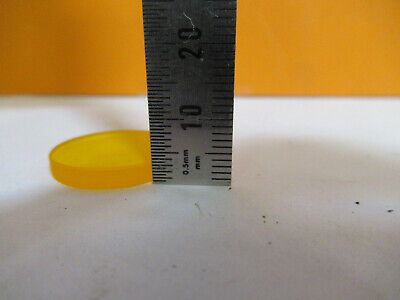 OPTICAL YELLOW GLASS FILTER LENS PRO OPTICS AS PICTURED &P5-A-82