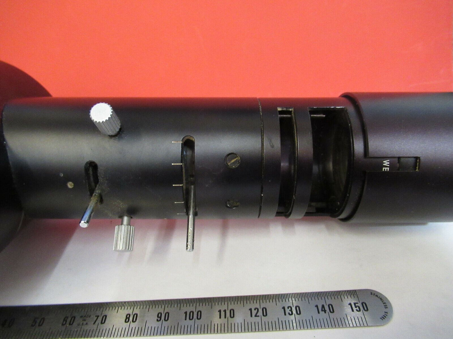 LEITZ WETZLAR VERTICAL ILLUMINATOR SM HM LUX MICROSCOPE PART as pictured B3-B-66