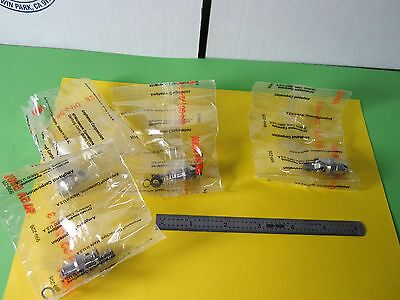 LOT 4 EA BNC CONNECTOR ASSEMBLIES AS IS BIN#28-93