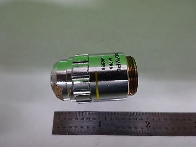 MICROSCOPE PART OBJECTIVE OLYMPUS MSPLAN 10X OPTICS AS IS BIN#72-M-19i