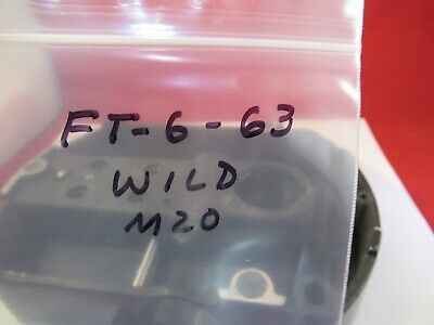 WILD HEERBRUGG SWISS M20 BASE SUPPORT MICROSCOPE PART AS PICTURED &FT-6-63