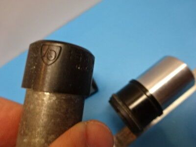 FOR PARTS LOT EYEPIECES [dirty, scratch, chips] MICROSCOPE PART AS IS #90-65