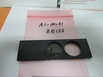 MICROSCOPE ZEISS POLARIZER SLIDE OPTICS BIN#A1-M-51