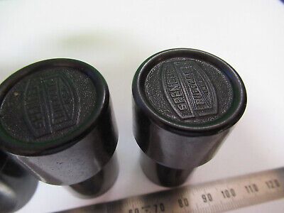 ANTIQUE EMPTY PLASTIC CANS OBJECTIVE SPENCER MICROSCOPE PART AS PICTURED R9-A-70