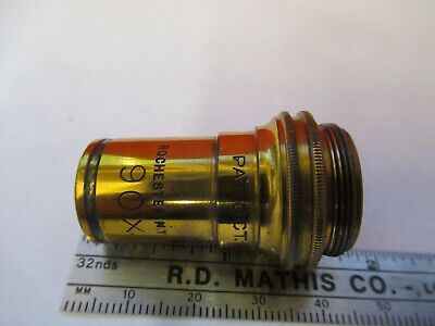 ANTIQUE BAUSCH LOMB APO 90X OBJECTIVE MICROSCOPE PART AS PICTURED &8z-a-113