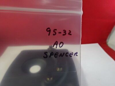 SPENCER AO TABLE STAGE MICROSCOPE PART AMERICAN OPTICS AS PICTURED &95-32