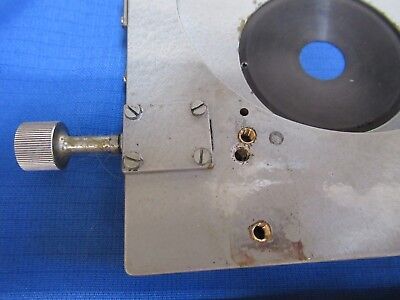 UNITRON JAPAN STAGE TABLE X-Y MICROMETER MICROSCOPE PART AS PICTURED &FT-3-46