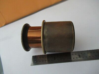 ANTIQUE BRASS ENGLAND HENRY CROUCH EYEPIECE MICROSCOPE PART AS PICTURED F3-A-10