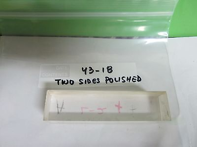 OPTICAL LONG PRISM "2 SIDES POLISHED" LASER OPTICS BIN#43-18