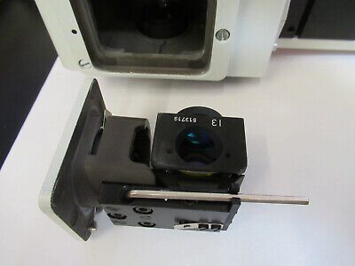 LEITZ WETZLAR VERTICAL ILLUMINATOR FLUORESCENT MICROSCOPE PART AS PIC &B1-B-98