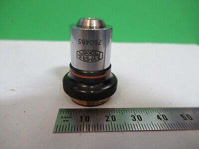 OLYMPUS JAPAN 10X OBJECTIVE LENS OPTICS MICROSCOPE PART AS PICTURED R7-B-10