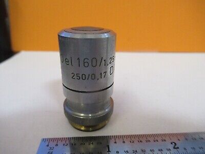 REICHERT AUSTRIA OBJECTIVE 160X /250 OPTICS MICROSCOPE PART AS PICTURED &H8-C-06